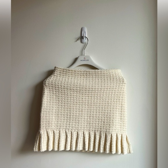 Self Portrait CREAM SEQUIN TEXTURED KNIT FULL SET - Picture 7 of 7